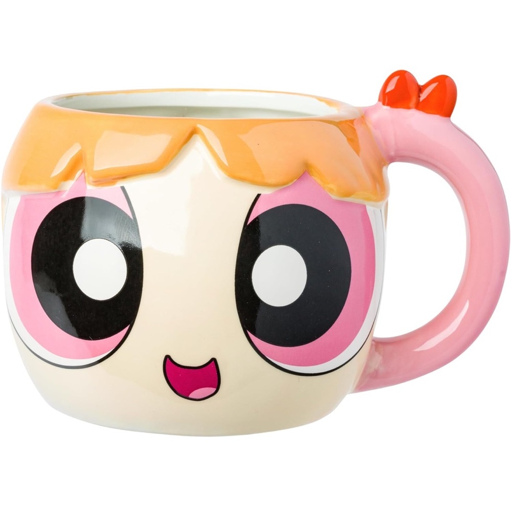 Blossom PowerPuff Girls Character Mug with Pink Handle